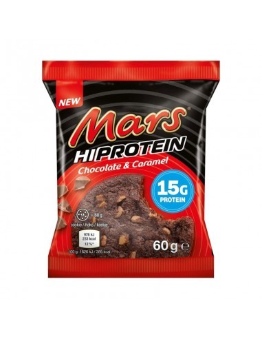 Chocolates Caramelo y Galleta HiProtein Mars 60 g