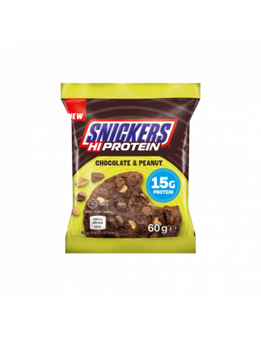 Chocolates Maní y Galleta HiProtein Snickers 60 g