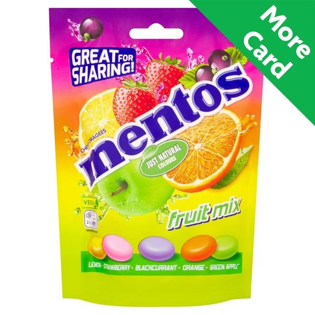 Masticables Mix Frutas Mentos 140 g