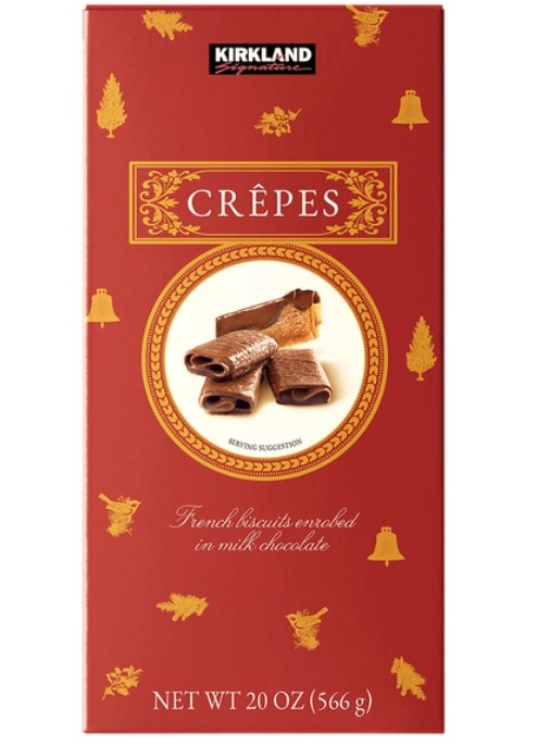 Galletas Crepes Chocolate Belga Kirkland 566 g