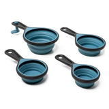 Set 4 Tazas Medir Plegable Silicona Krumbs Kitchen 1 un