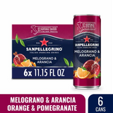 Agua Saborizada con Gas Granada Naranja San Pellegrino 6 un x 330 ml