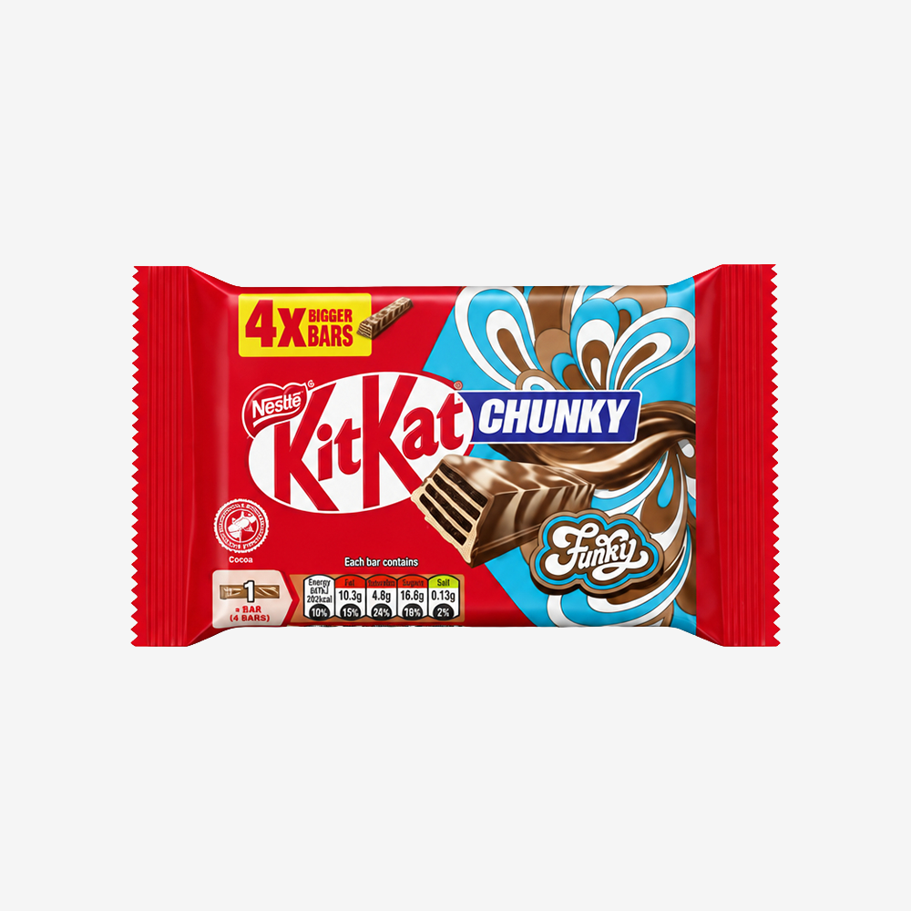 Chocolate Kit Kat Chunky Funky Nestlé 128 g