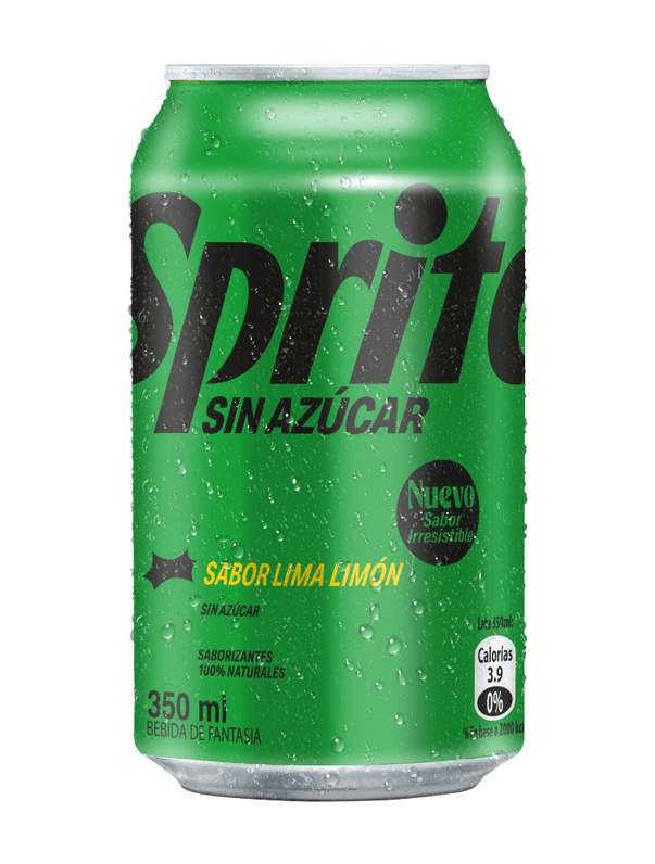 Bebidas sin Azúcar Lata Sprite 6 un x 350 ml