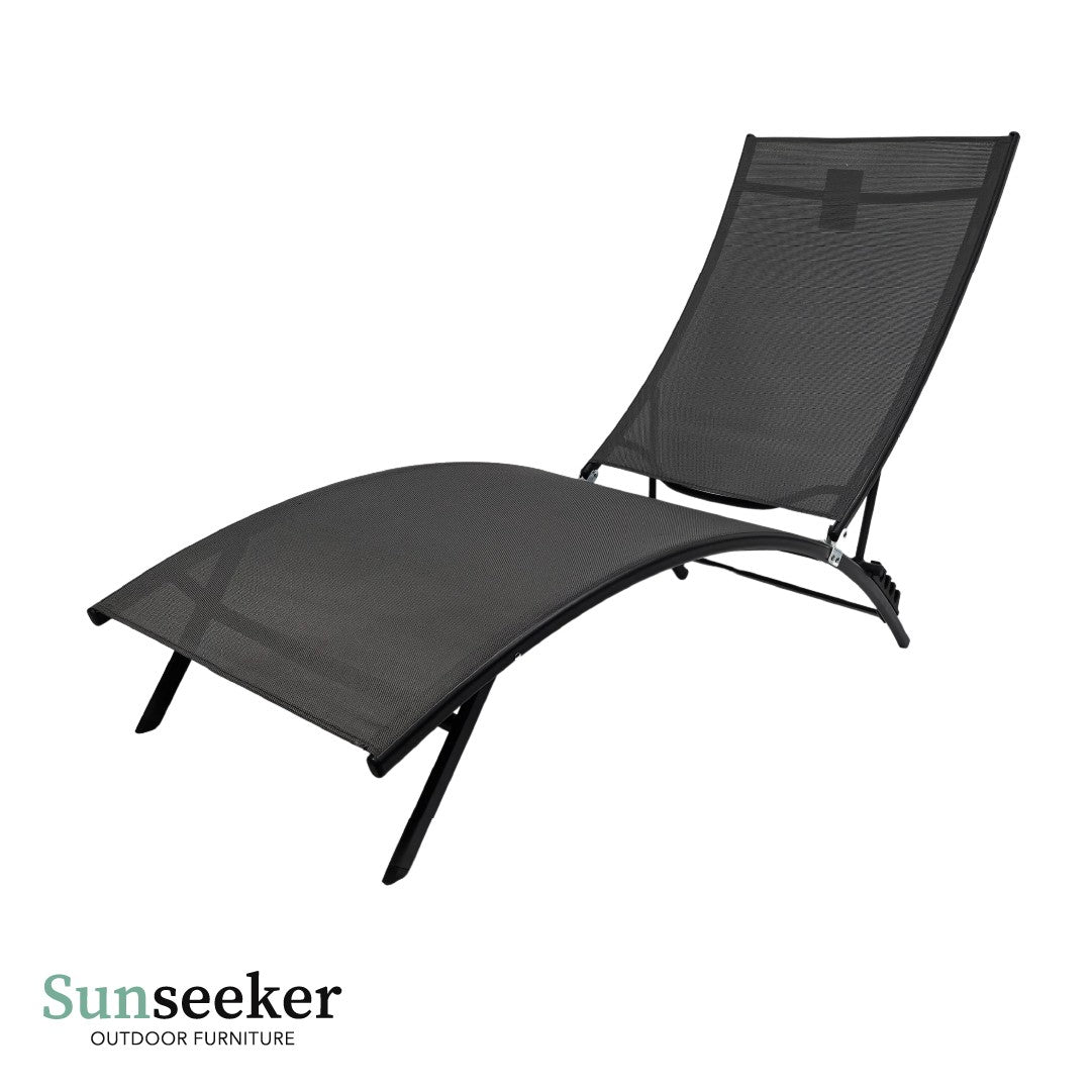 Reposera Lounger Acero Cool Gray 182x56cm Sunseeker