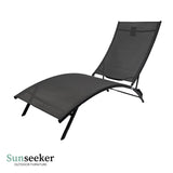 Reposera Lounger Acero Cool Gray 182x56cm Sunseeker