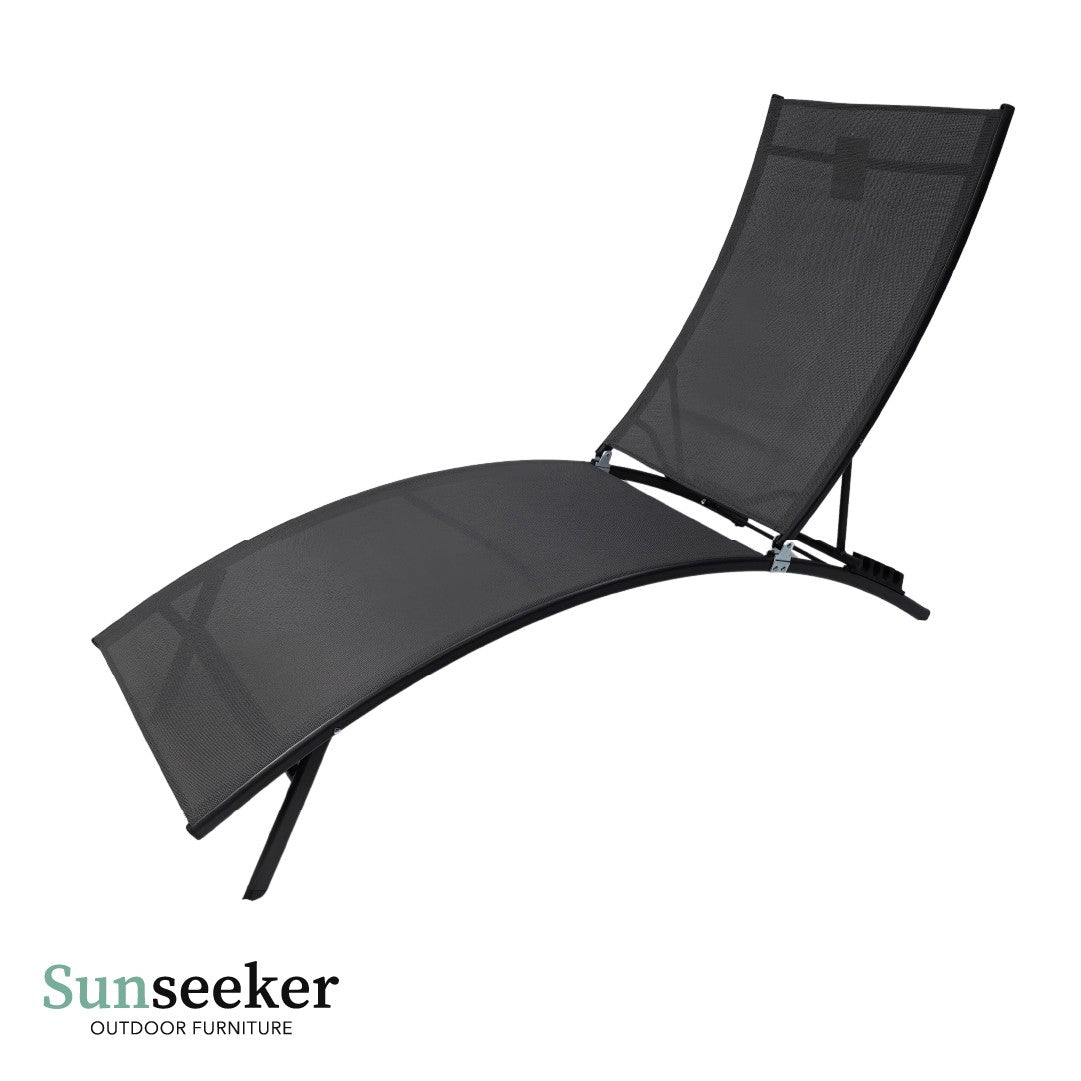 Reposera Lounger Acero Cool Gray 182x56cm Sunseeker