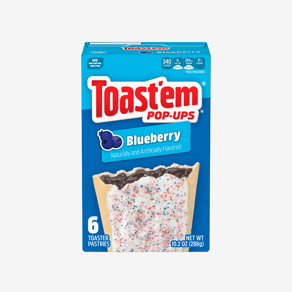 Pop-Ups Arándano Toast'Em 6 un x 48 g
