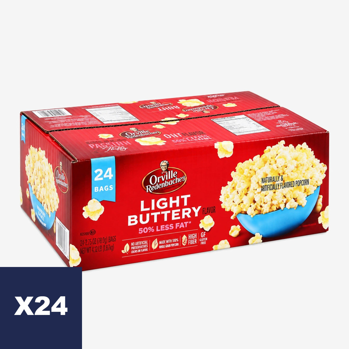 Cabritas Gourmet con Mantequilla Light Orville Redenbacher's 24 un x 80 g
