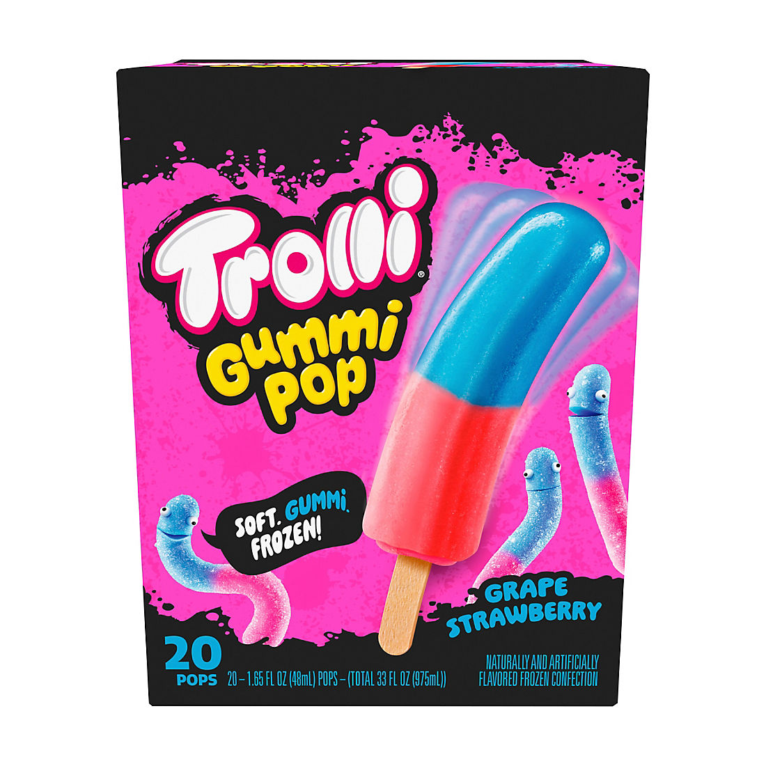 Helado Trolli Gummi Pop 20 x 48 ml
