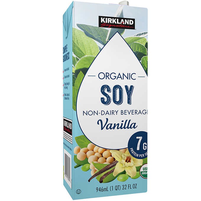 Bebida Vegetal de Soya Vainilla Kirkland 946 ml