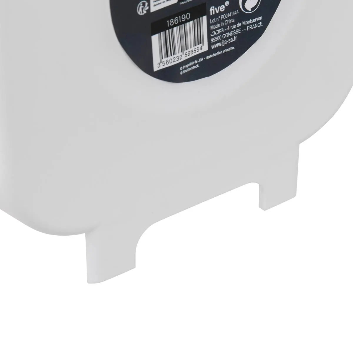 Cubo Basura Retráctil Blanco/Gris 8L 5Five 1 un