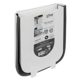 Cubo Basura Retráctil Blanco/Gris 8L 5Five 1 un