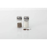 Juego Salero Pimentero Cristal Soporte Bambú 5Five 1 un