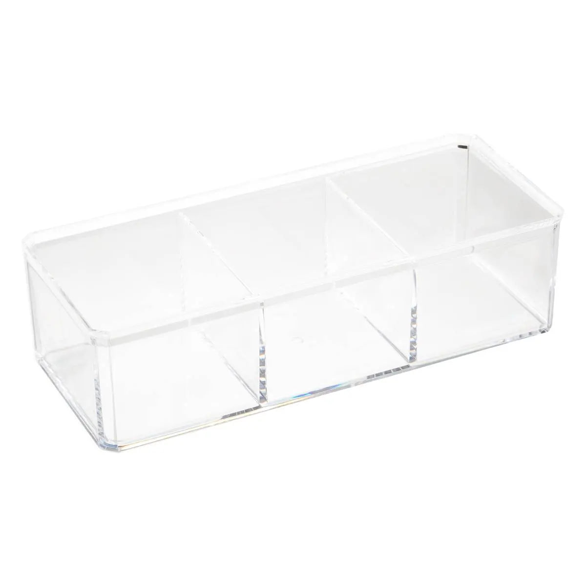 Caja Acrílica Para Algodón 3 Compartimentos Selena 5Five 1 un
