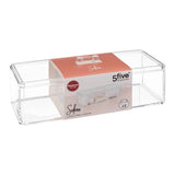 Caja Acrílica Para Algodón 3 Compartimentos Selena 5Five 1 un