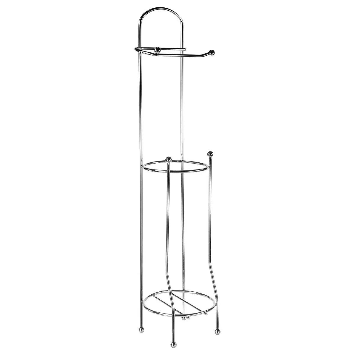 Portarrollos Con Reserva Papel Higiénico Plateado 5Five 1 un