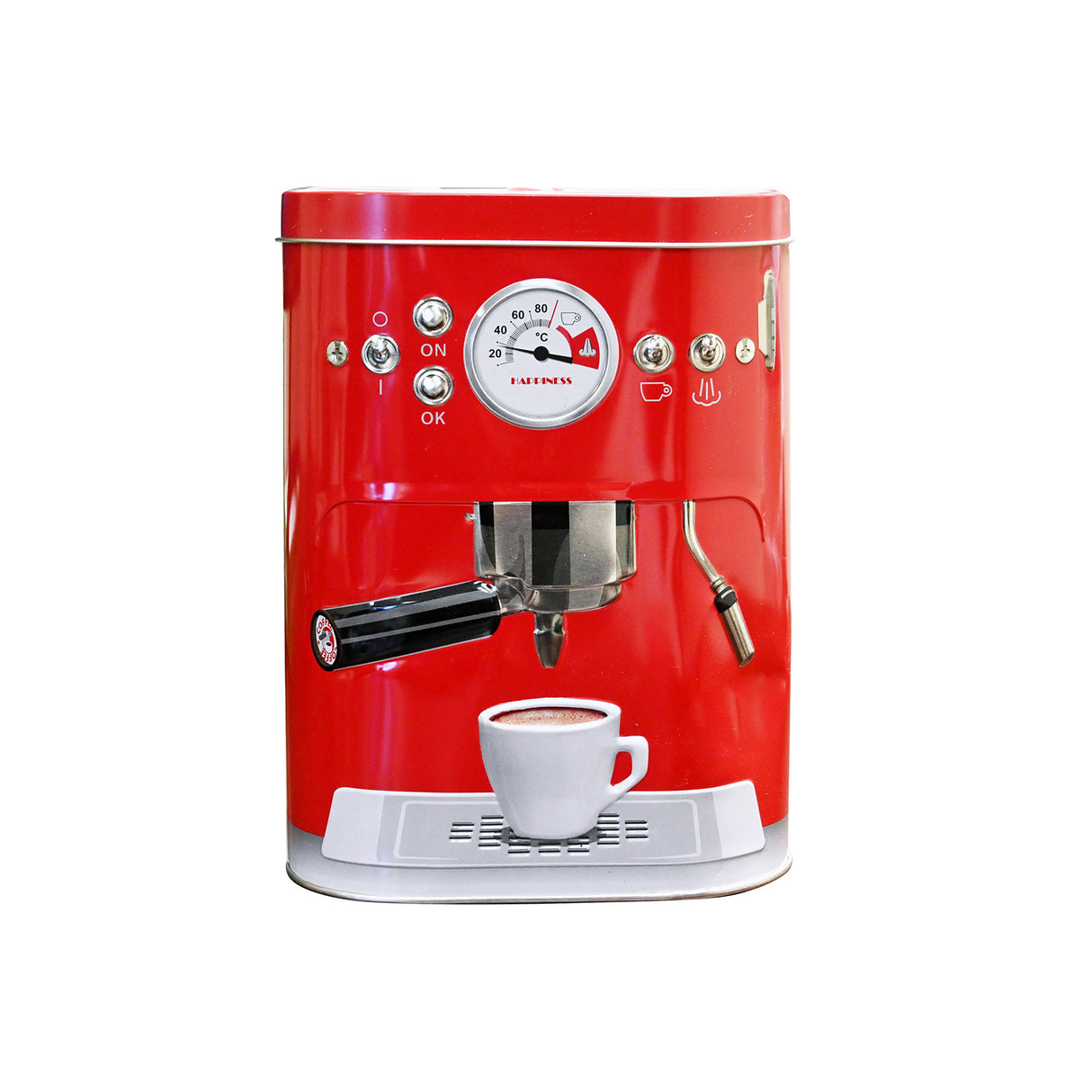 Bote Pequeño Café Metal Relieve 5Five 1 un