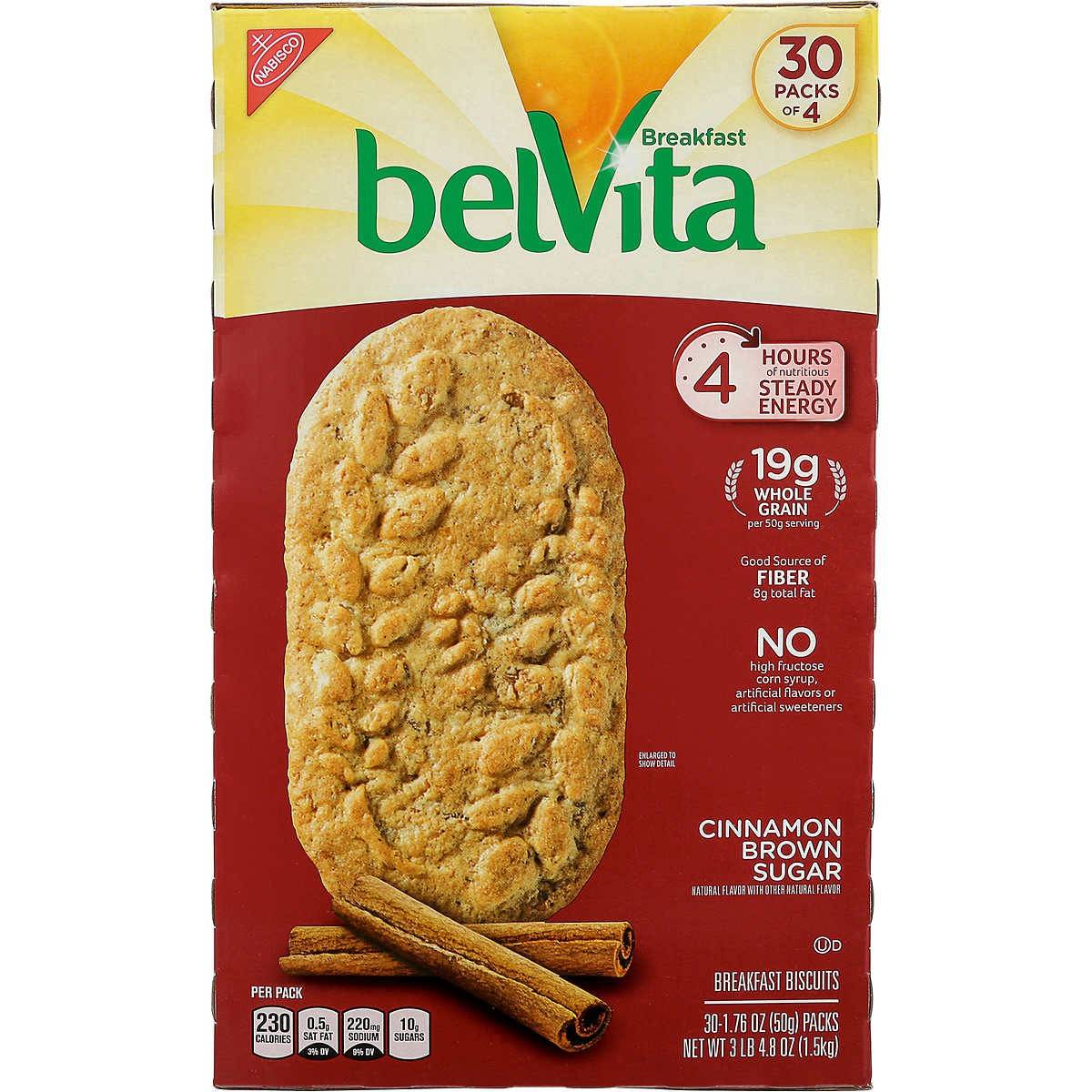 Galletas Azúcar Canela Belvita 30 un x 50 g