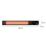 Calefactor de Pared Patio WiFi 2500W con Cadena Everheat 1 un