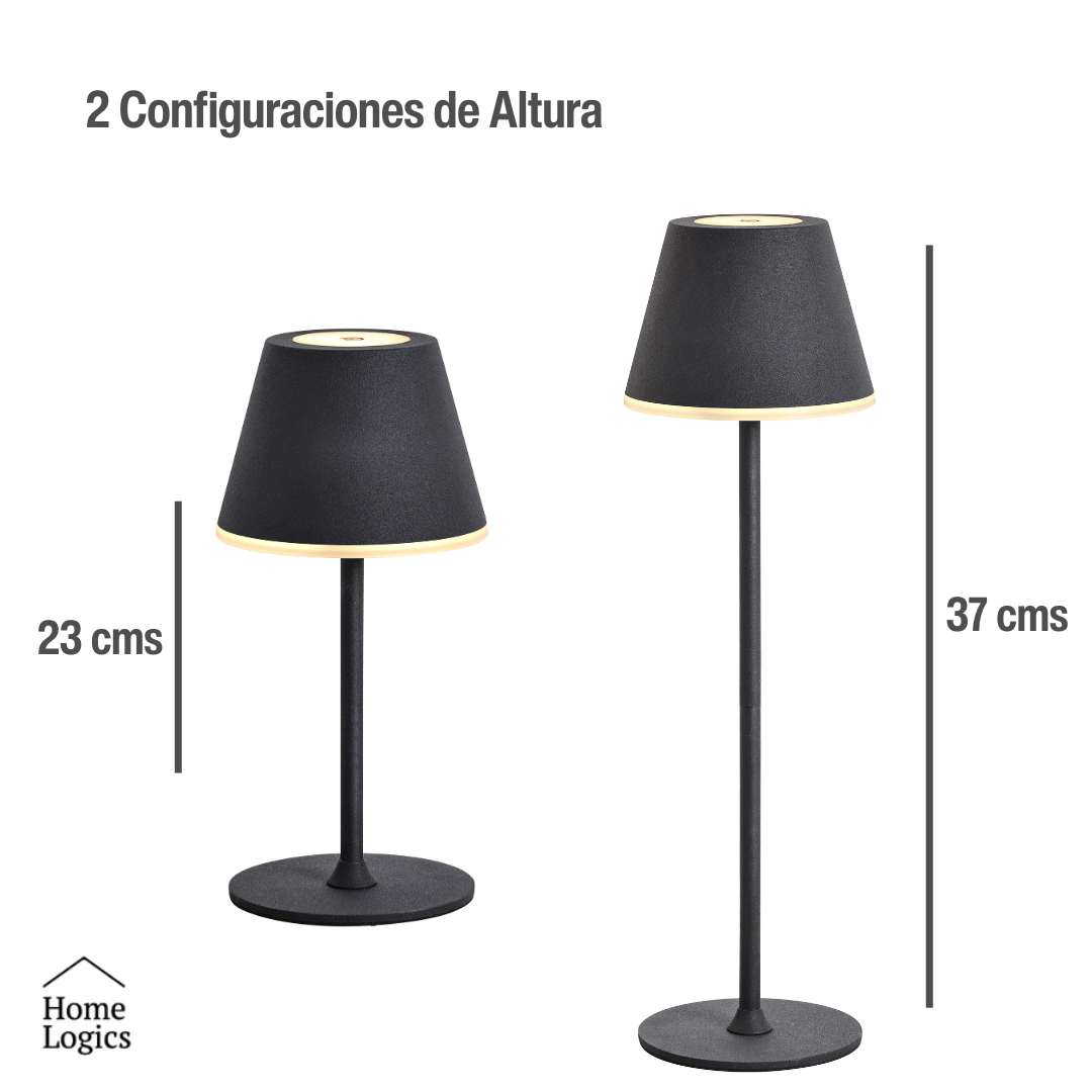 Lampara de Mesa LED Táctil Inalámbrica Recargable Home Logics 1 un
