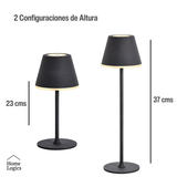 Lampara de Mesa LED Táctil Inalámbrica Recargable Home Logics 1 un