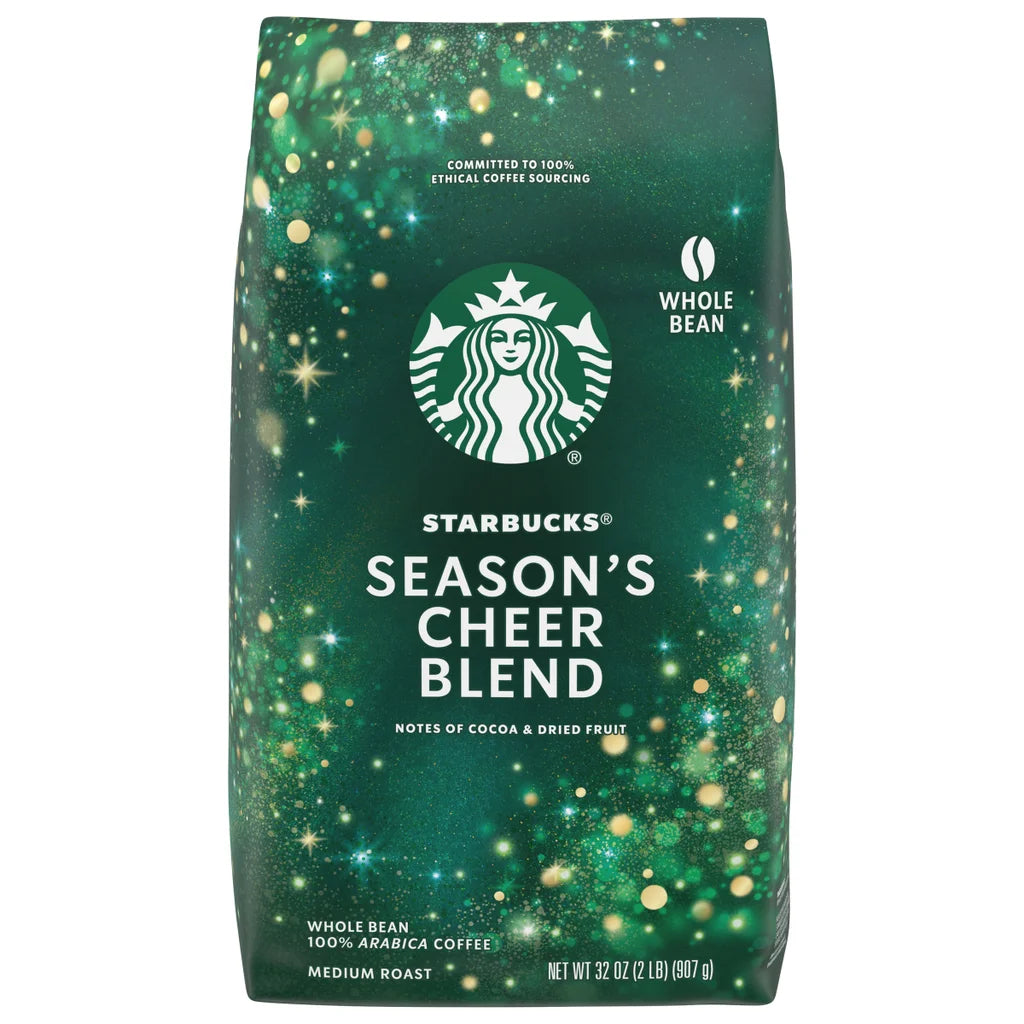 Café Season's Cheer Grano Entero Starbucks 907 g