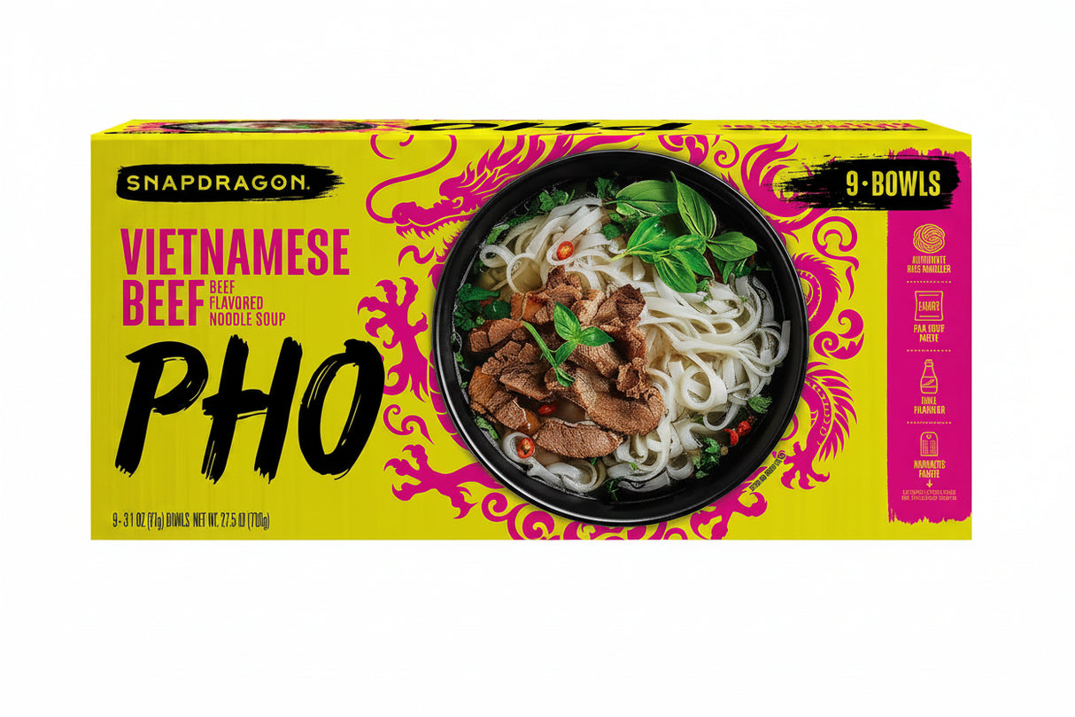 Caldo Pho Vietnamita Carne Snapdragon 9 x 87 g