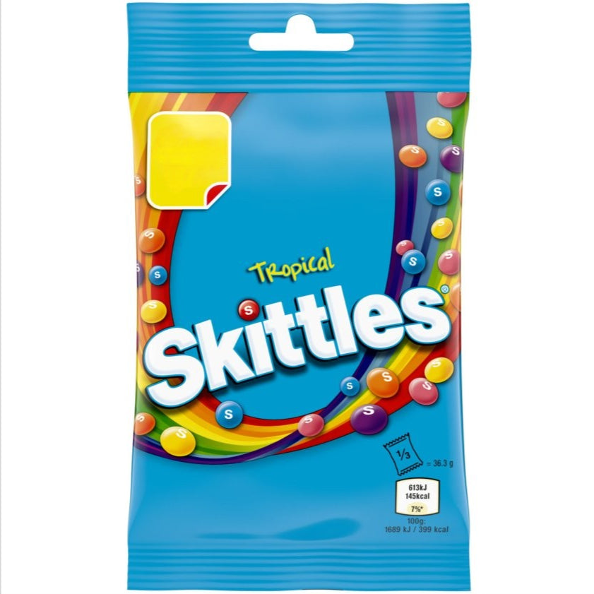 Masticables Tropical Skittles 109 g