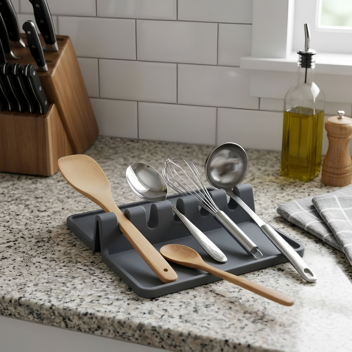 Soporte Silicona Utensilios Home Logics 1 un