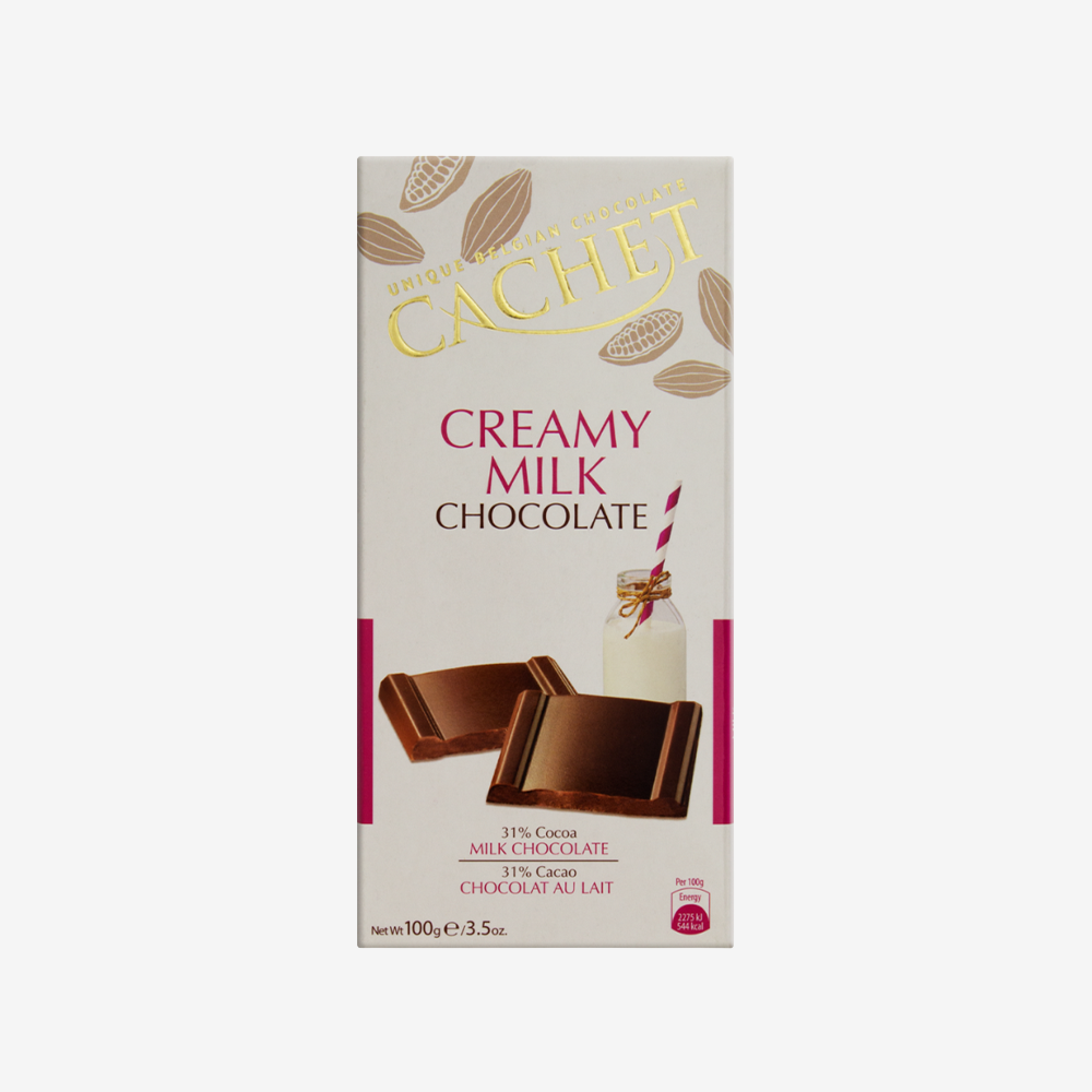Barra Chocolate Leche 31 Cachet 100 g