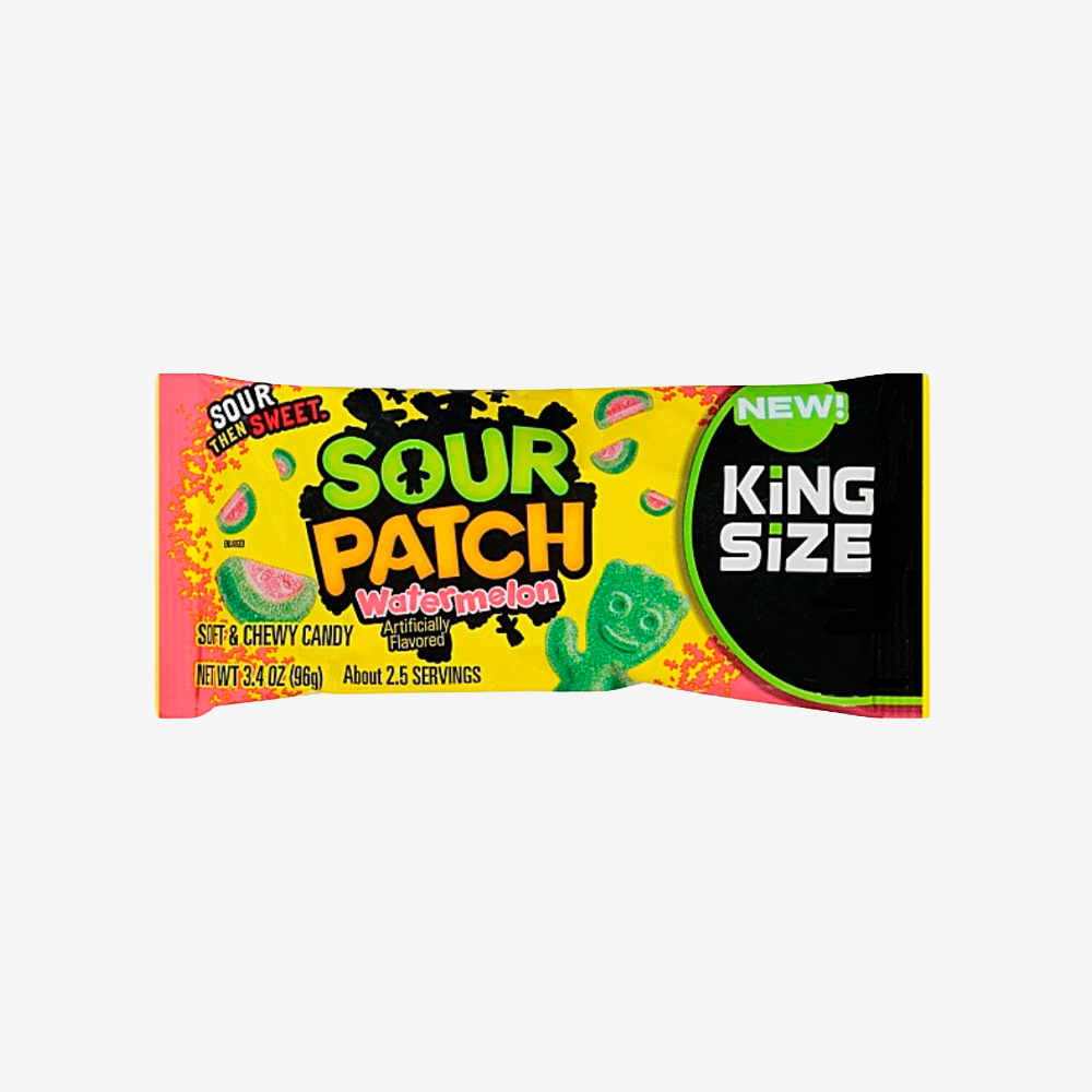 Gomitas Watermelon King Size Sour Patch Kids 96 g