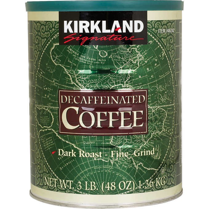 Café Molido Fino Descafeinado Kirkland 1.36 kg