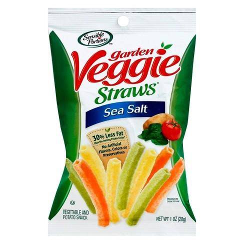 Veggie Straws con Sal de Mar Sensible Portions 28 g