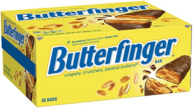 Barras de Chocolate y Maní Butterfinger Nestle 36 un x 53.8 g