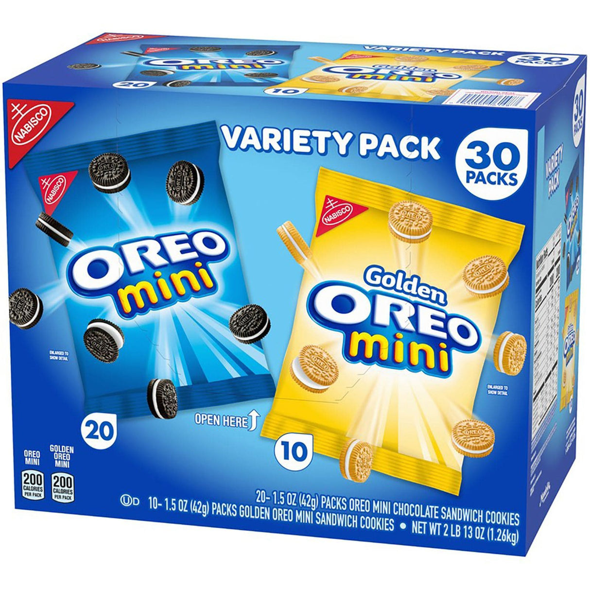 Galletas Oreo Variedades Nabisco 30 un x 42 g