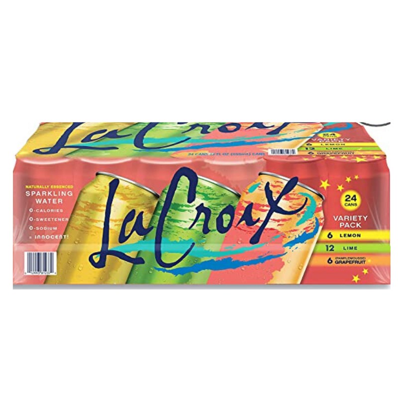 Agua Saborizada con Gas Variedades LaCroix 24 un x 355 ml