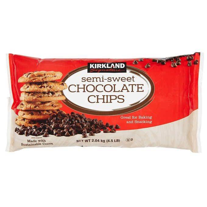 Chips Chocolate Semi Dulce Kirkland 2.04 kg