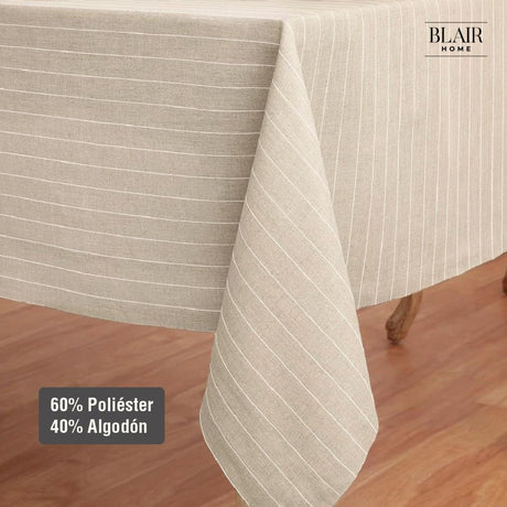 Mantel Rectangular Beige 150 x 260 cm Blair Home 1 un