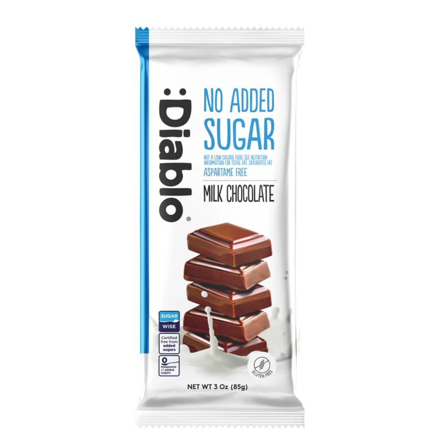 Chocolate Leche sin Azúcar :Diablo 85 g