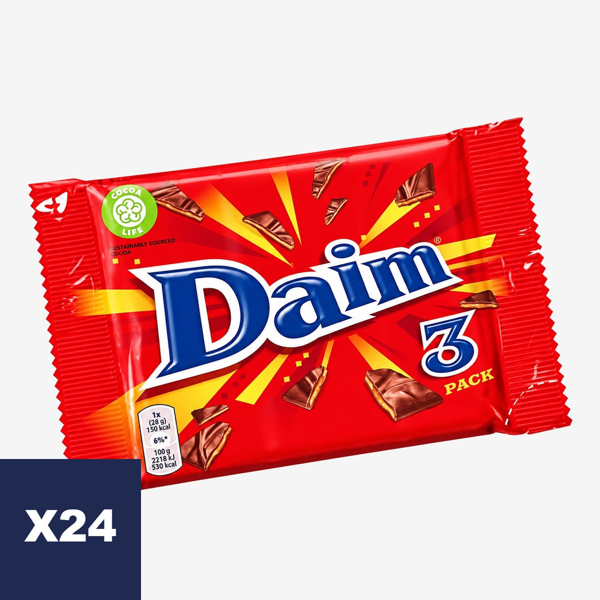 Chocolate Leche Daim 24 x 84 g
