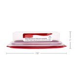 Mantequillero Clear Red Rubbermaid 1 un