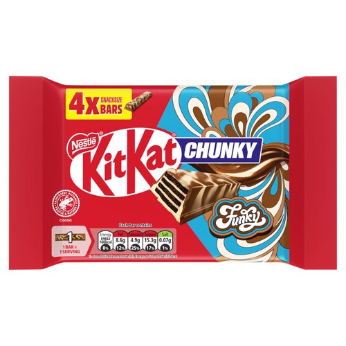 Chocolate Kit Kat Chunky Funky Nestlé 128 g