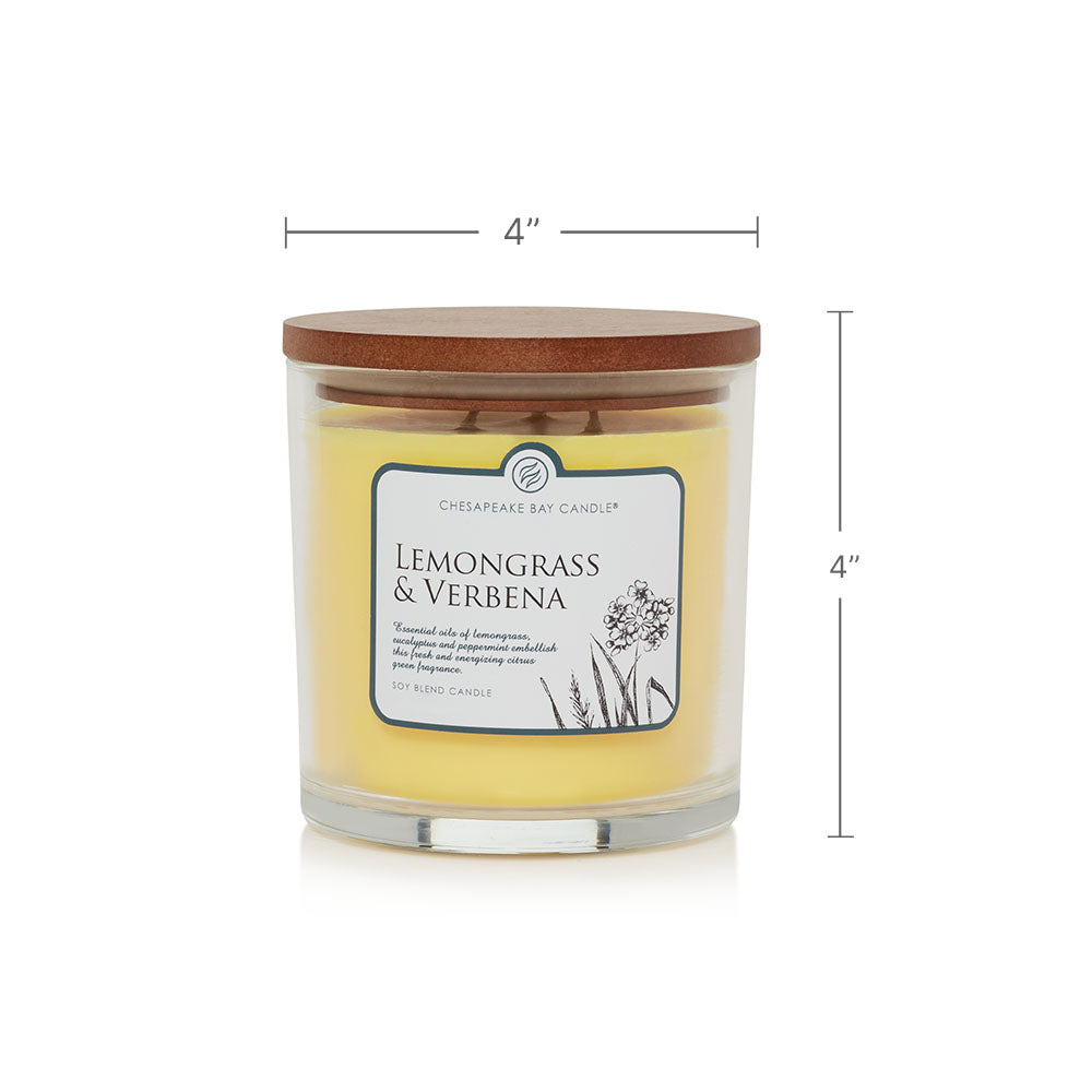 Vela 14 oz Triple Mecha Yellow Lemongrass Verbena Chesapeake Bay 1 un