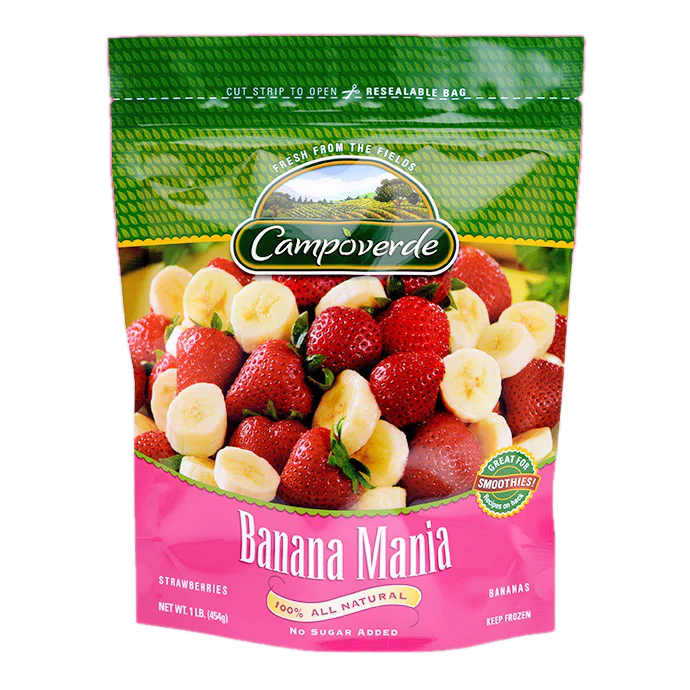 Mix Plátano Frutilla Campoverde 340 g