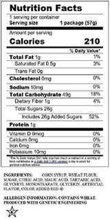 Gomitas Ácidas en Tubos Frutilla Sour Punch 24 un x 57 g