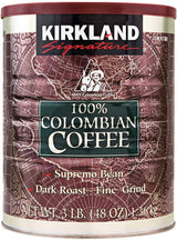 Café Molido Fino 100% Colombiano Kirkland 1.36 kg