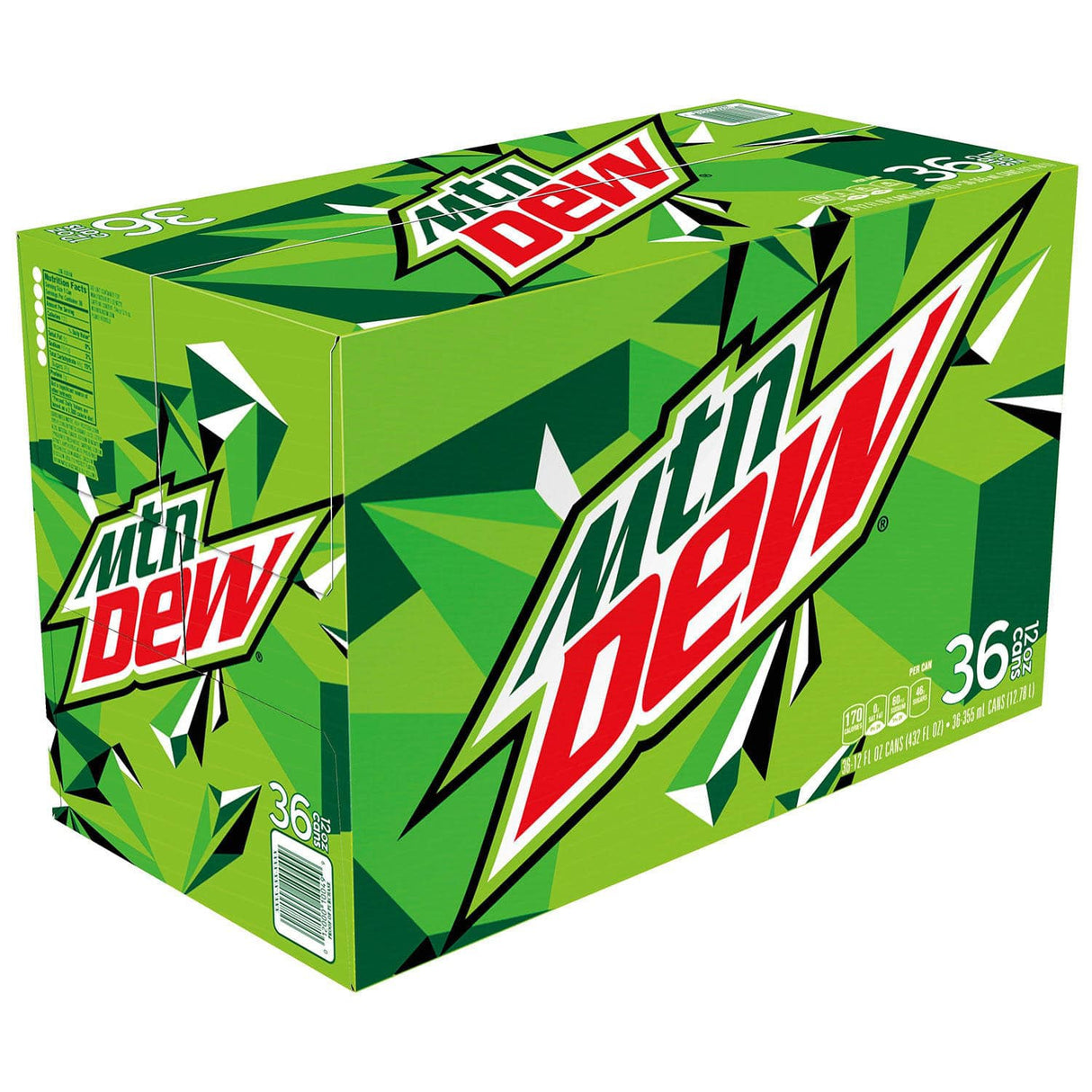 Bebida Lata Mtn Dew 36 un x 355 ml