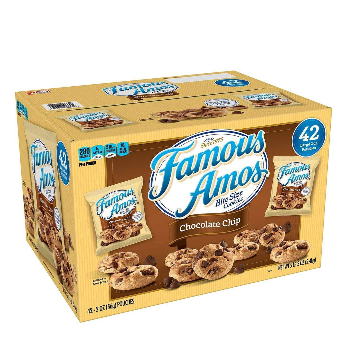 Galletas con Chips Chocolate Mini Famous Amos 42 un x 56 g