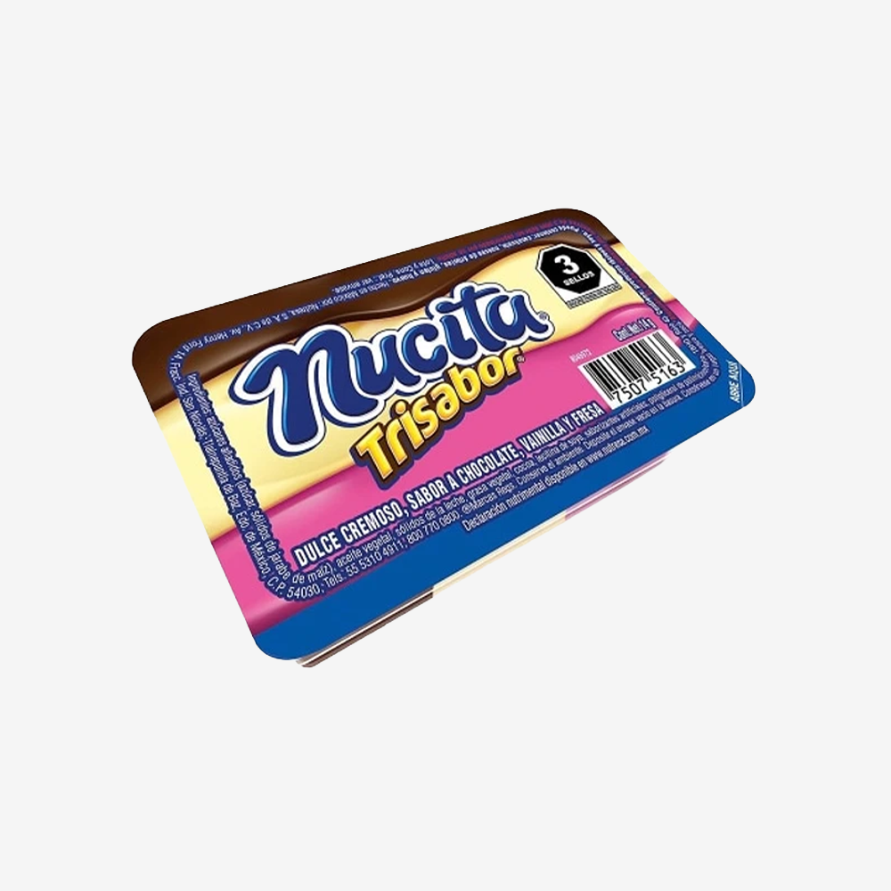 Chocolate Cremoso Trisabor ChocoVainillaFrutilla Nucita 15 g